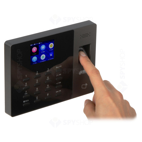 Cititor biometric de interior Dahua ASA1222G-D, PIN/card, amprenta, 1000 utilizatori