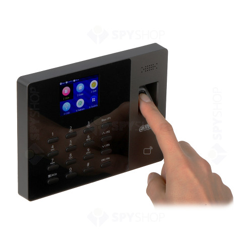 Cititor biometric de interior Dahua ASA1222G, card, amprenta, 1000 utilizatori