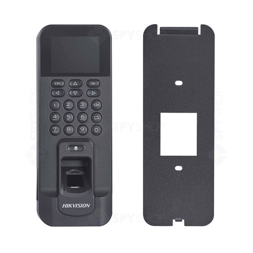 Cititor biometric de interior IP WiFi Hikvision DS-K1T804AMF, 2.4 inch, Mifare, 13.56 MHz, 3.000 amprente, 3.000 carduri, 100.000 evenimente