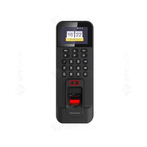 Cititor biometric de interior IP WiFi Hikvision DS-K1T804BEF, EM 125 kHz, 3000 amprente, 3000 carduri, 100.000 evenimente