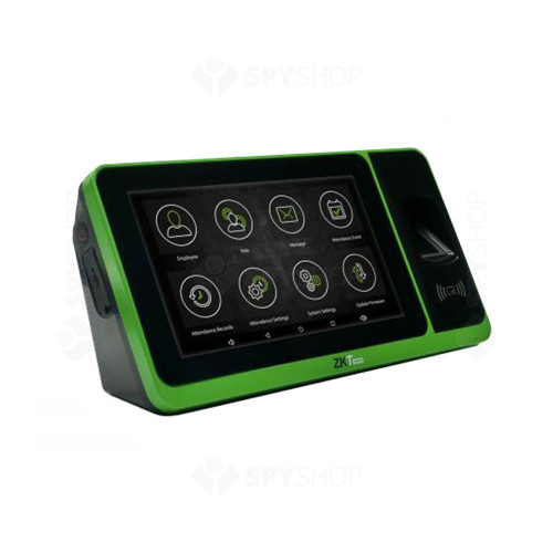 Cititor/Scanner QR Certificat verde Covid-19 ZKTeco ZYNK-ZPAD-PLUS-QR-12-S, 4G, WiFi, 2 MP, ecran 7 inch tactil, RFID, amprenta, cod QR, bluetooth, plug and play