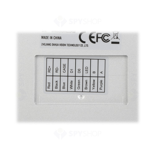 Cititor de proximitate Dahua ASR2100A, card IC, IP66, interior/exterior