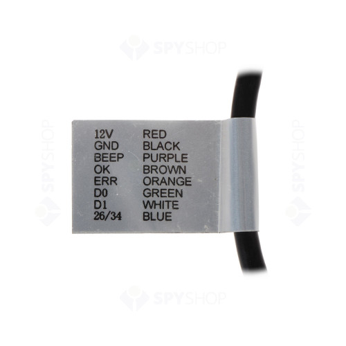 Cititor de proximitate cu tastatura RFID Hikvision DS-K1802MK, Mifare, 13.56 MHz, interior/exterior