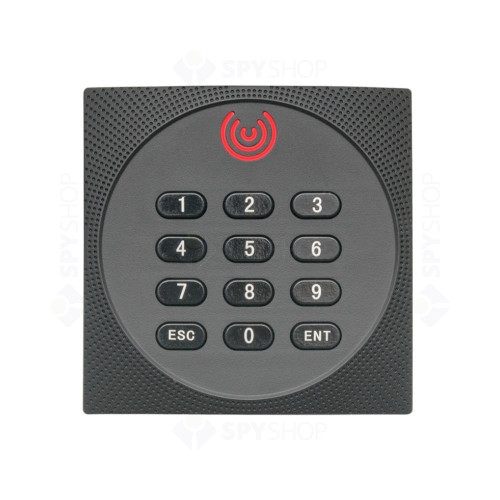 Cititor de proximitate cu tastatura RFID KR-614-OSDP, EM 125 KHz, Mifare 13.56 MHz, interior/exterior