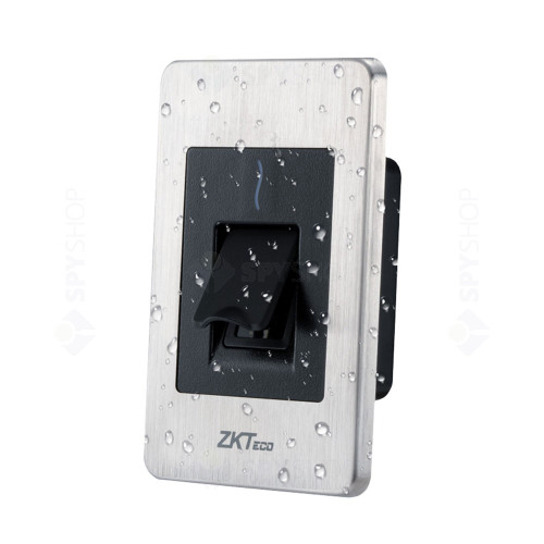 Cititor de proximitate RFID/biometric ZKTeco GL-ER-FR1500S-WP-2, Mifare, 13.56 MHz, ingropat