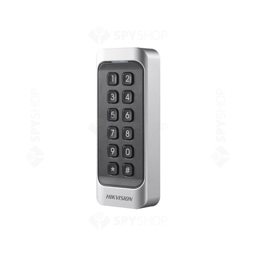 Cititor de proximitate RFID cu tastatura Hikvision DS-K1107EK, EM, PIN/card, 125 KHz, interior/exterior