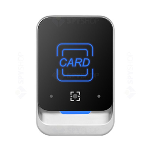 Cititor de proximitate RFID ZKTeco ACC-ER-QR600-H-1, EM, 125 KHz, cod QR, interior/exterior