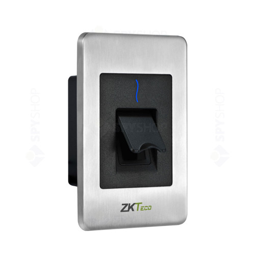 Cititor de proximitate RFID ZKTeco FR1500A-WP-MIFARE, RS-485, 13.56 MHz, amprenta