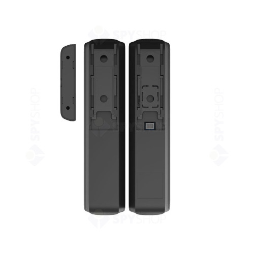 Contact magnetic wireless Ajax DoorProtect Plus BL, aparent, 1 intrare NC, reed, accelerometru, 868 MHz, RF 1200 m, negru