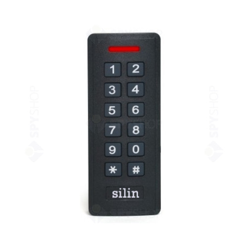 Controler de acces cu tastatura SK2-EM/MF, card, cod PIN, 125 KHz, 13.56 MHz, aparent