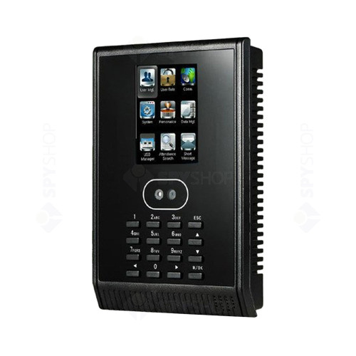 Controler de acces facial IP ZKTeco LC-KF160-1, ecran 2.8 inch, parola, 1.500 fete, 2.000 carduri, 100.000 evenimente
