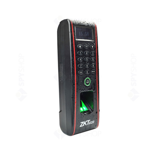 Controler de acces IP biometric ZKTeco FPA-1700, Wiegand, EM, 125 KHz, 10.000 carduri, 1.500 amprente, 30.000 evenimente, interior/exterior