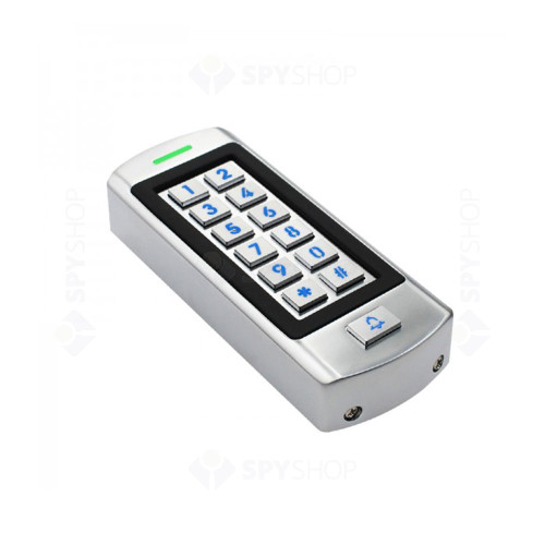 Controler de acces standalone cu tastatura K10-EM, NO/COM/NC, card, cod PIN, 1000 utilizatori, EM, 125 KHz, aparent