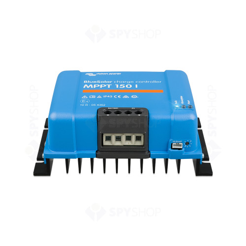Controler pentru incarcare acumulatori sisteme fotovoltaice MPPT Victron BlueSolar SCC115045222, 12/24/48 V, 45 A
