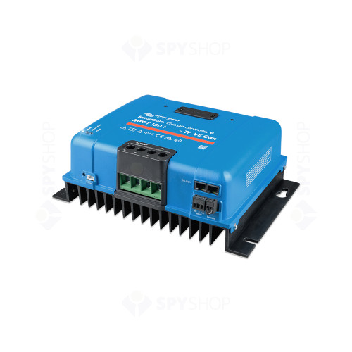Controler pentru incarcare acumulatori sisteme fotovoltaice MPPT Victron SmartSolar SCC115085411, 12/24/48V, 85A, VE.Can, bluetooth, conectori TR
