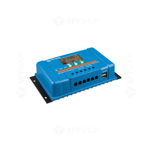 Controler pentru incarcare acumulatori sisteme fotovoltaice PWM DUO Victron BlueSolar SCC010020060, 12/24V V, 20A, LCD, 2x USB