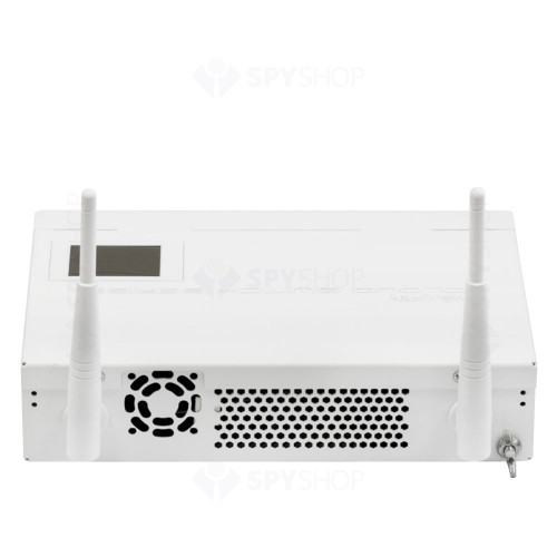 Switch wireless cu 8 porturi Gigabit MikroTik Cloud Router CRS109-8G-1S-2HND-IN, cu management, port SFP, 2.4 GHz, 300 Mbps, PoE