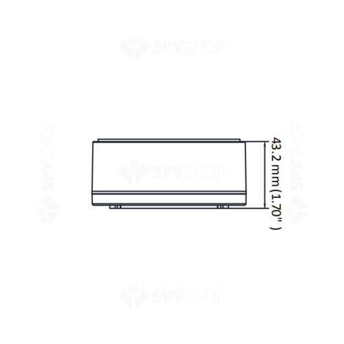 Doza de legatura din aluminiu pentru camere Hikvision DS-1280ZJ-XS BLACK