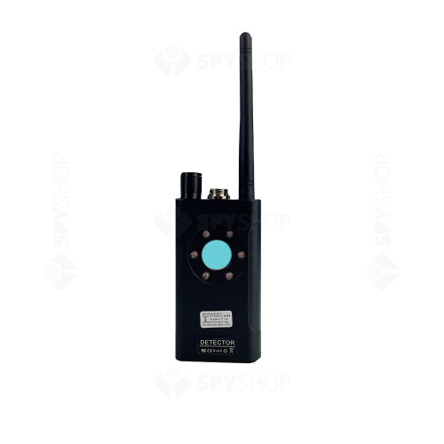 Detector profesional de frecvente GSM, microfoane, localizatoare GPS, camere GPS SS-K19, 100 MHZ - 8 GHZ, 0.03 mv, 73 dB, autonomie 5 ore