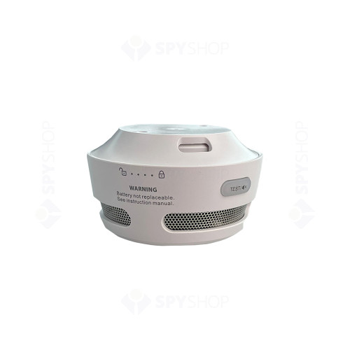 Detector de fum interconectabil standalone cu sirena X-Sense XS01-W, 868 MHz, 85 dB, autonomie 10 ani