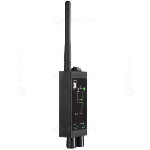 Detector profesional de camere, microfoane, localizatoare spy si telefoane mobile MAXPROTECT10, 12GHz, 0.03 mW, autonomie 45 ore