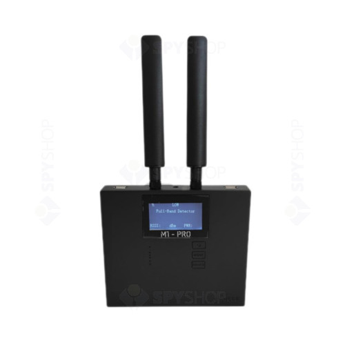Detector profesional multifunctional MEFF M1-PRO, 0 Khz - 20 GHz, detector GSM/2G/3G/5G/LTE/2.4GHz/5GHz/bluetooth/GPS, LCD 2.6 inch