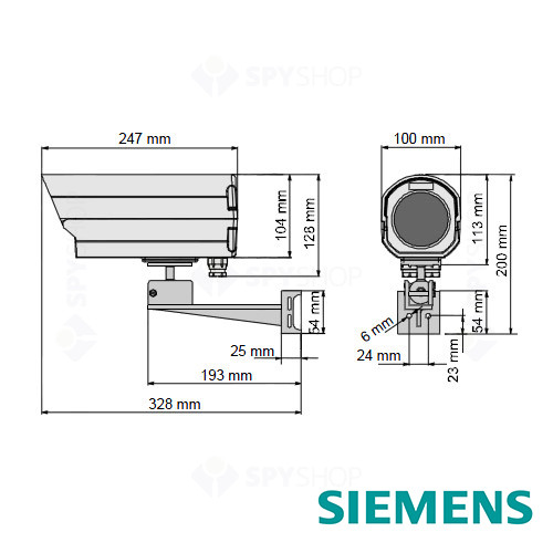 Detector volumetric de exterior Siemens IS390H