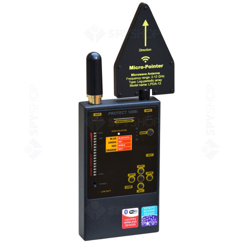 Detector RF Profesional antispionaj Digiscan Labs Protect 1206i