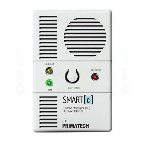 Detector monoxid de carbon  Primatech Smart(c) 1CSMART124DA, electrochimic, 7 ani, 24 V