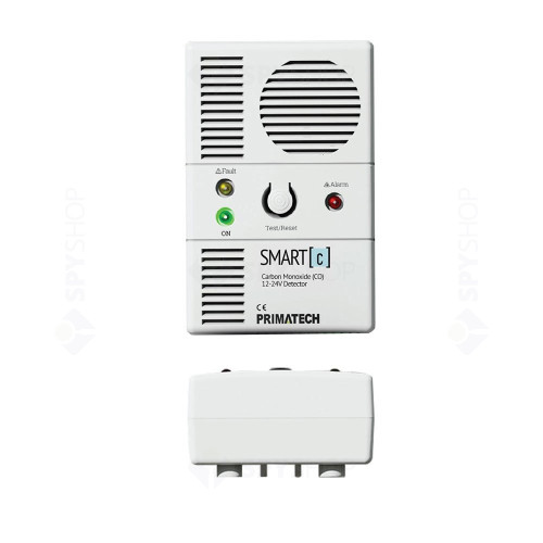 Detector monoxid de carbon  Primatech Smart(c) 1CSMART124DA, electrochimic, 7 ani, 24 V