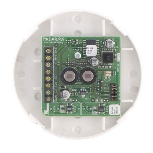 Detector de miscare digital dual PIR Paradox DG466, 4.8 m, directie de mers, Digital Shield