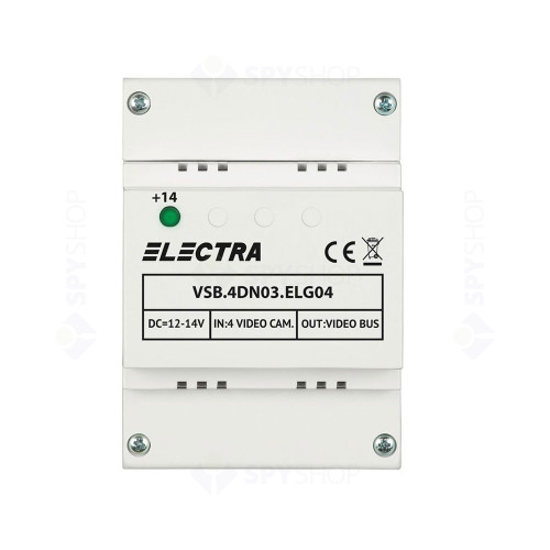 RESIGILAT - Doza selectie video Electra VSB.4DN03.ELG04, 4 intrari, 4 fire