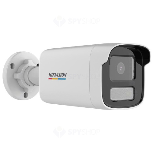 Camera supraveghere IP exterior Hikvision ColorVu DS-2CD1T57G0-L-4C, 5 MP, 4 mm, lumina alba 50 m, PoE