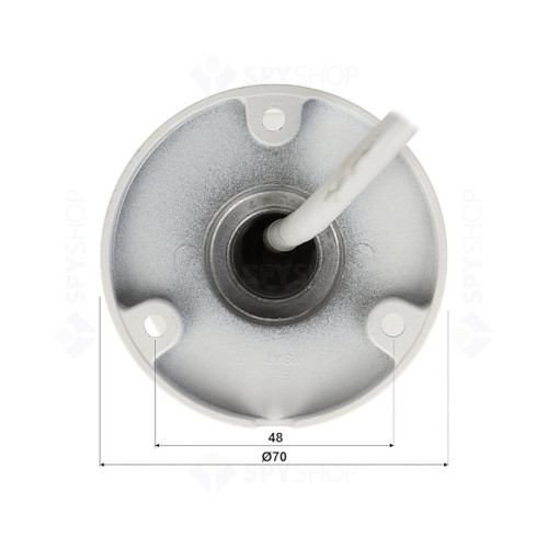 Camera supraveghere exterior IP Hikvision Acusense Smart Hybrid Light DS-2CD2043G2-LI2U, 4 MP, 2.8 mm, IR/lumina alba 40 m, slot card, microfon dual, PoE