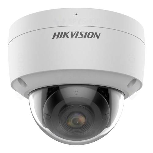 Camera supraveghere IP Dome Hikvision ColorVu DS-2CD2147G2-SU(2.8MM)(C), 4 MP, 2.8 mm, PoE, slot card, microfon