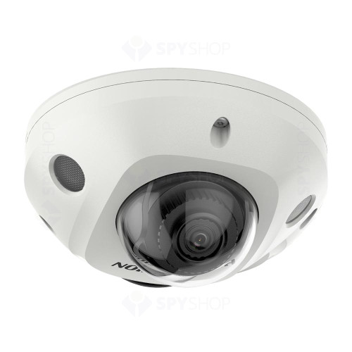 Camera supraveghere IP Dome Hikvision ColorVu DS-2CD2527G2-LS(2.8MM)(C), 2 MP, 2.8 mm, lumina alba 30 m, PoE, slot card