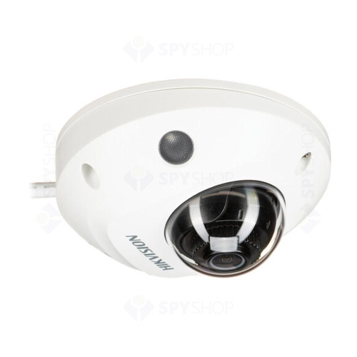 Camera supraveghere IP Dome Hikvision AcuSense DS-2CD2563G2-I28C, 6 MP, 2.8 mm, IR 30 m, PoE, slot card, microfon