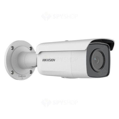 Camera supraveghere exterior IP Hikvision AcuSense DS-2CD2T66G2-2I2C, 6 MP, IR 60 m, 2.8 mm, slot card, PoE