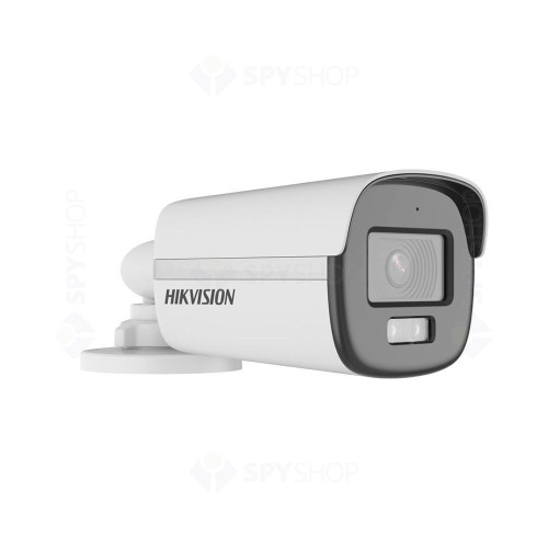 Camera supraveghere exterior ColorVu Hikvision DS-2CE12KF0T-LFS(3.6MM), 3K, Smart Hybrid cu LED alb si IR 40 m, 3.6 mm, microfon
