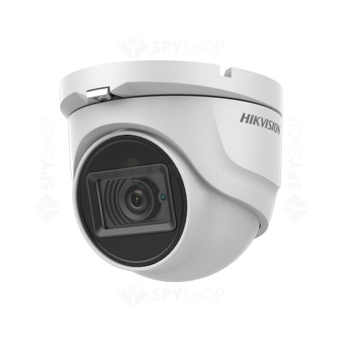 Camera supraveghere dome Hikvision Ultra-Low Light DS-2CE76H8T-ITMF, 5MP, IR 30m, 2.8 mm