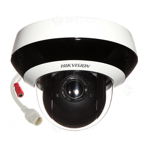 Camera supraveghere IP Dome Hikvision DS-2DE2A404IW-DE3(C0)(S6), 4 MP, 2.8 - 12 mm, IR 20 m, PoE, slot card, microfon, motorizat