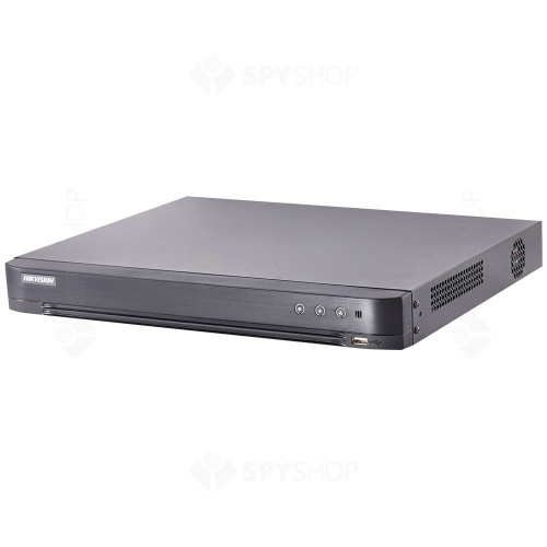 RESIGILAT - DVR HDTVI Turbo HD Hikvision PoC DS-7204HUHI-K1/P, 4 canale, 5 MP
