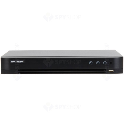 DVR Hikvision Turbo AcuSense IDS-7204HUHI-M2/S, 4 canale, 8 MP, functii smart, audio prin coaxial