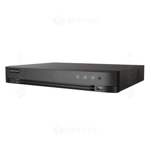 RESIGILAT - DVR Hikvision Turbo HD 5.0 AcuSense IDS-7204HUHI-M1/S/A, 4 canale, 8 MP, audio prin coaxial