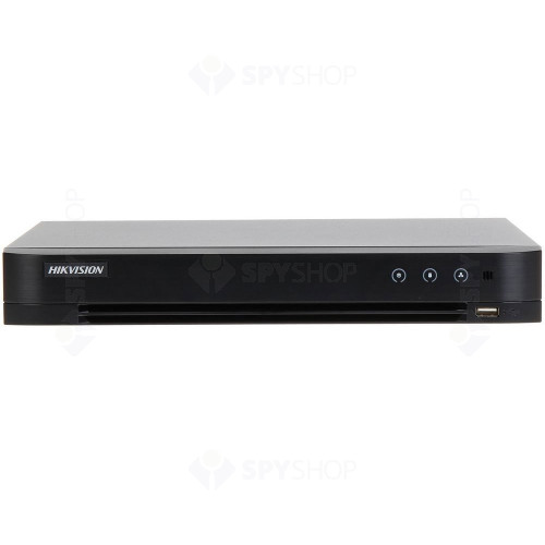 DVR Hikvision Turbo HD AcuSense IDS-7204HUHI-M1/SC, 4 canale, 8 MP, audio prin coaxial