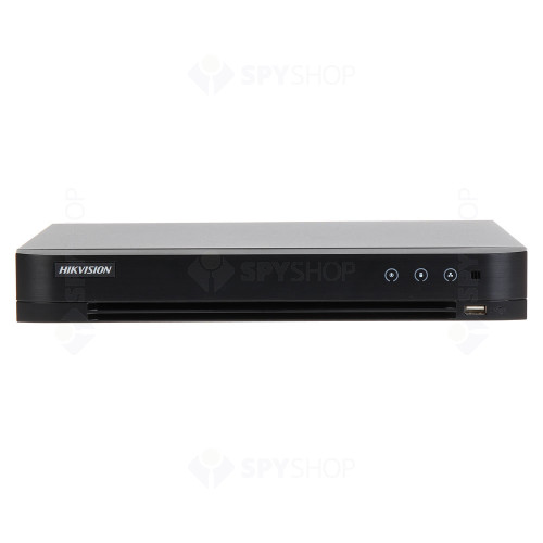 DVR Hikvision Turbo HD AcuSense IDS-7208HQHI-M1/S(C), 8 canale, 4 MP, functii smart, audio prin coaxial
