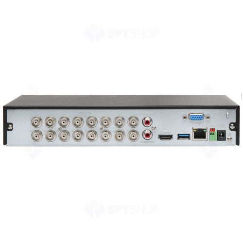 DVR Pentabrid Dahua WiZSense XVR5116HS-I3, 5 M-N, 16 canale, POS, IoT, audio prin coaxial