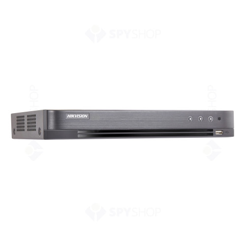 DVR HikVision Turbo HD DS-7204HTHI-K1, 4 canale, 8 MP, audio prin cablu coaxial