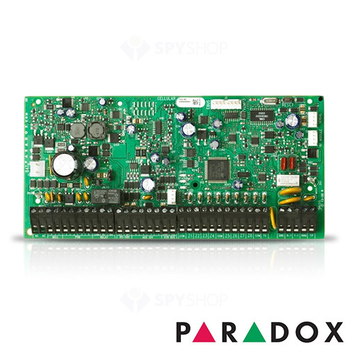 Centrala alarma antiefractie Paradox Digiplex EVOHD cu tastatura K641+ si carcasa, 8 partitii, 8-192 zone, 5-32 PGM