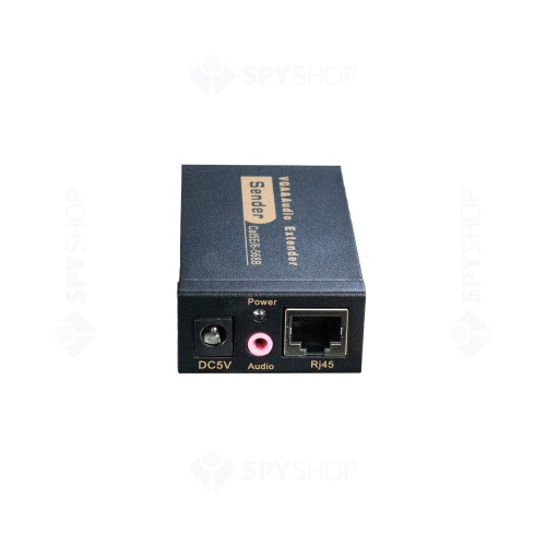 Extender VGA/Audio activ Acvil V2A, 1 canal video, 1 canal audio, 100m, compatibil CAT5/CAT5e/CAT6/UTP/STP